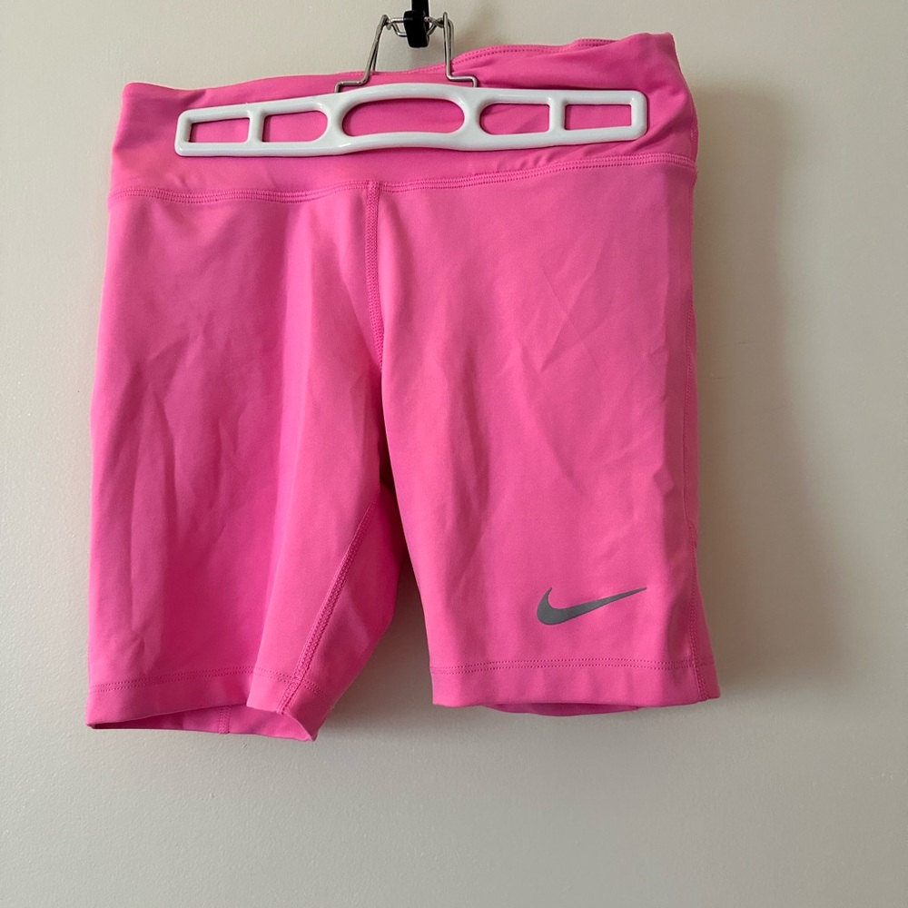 Womens Nike Hot Pink Biker Shorts Size Small Lightly used